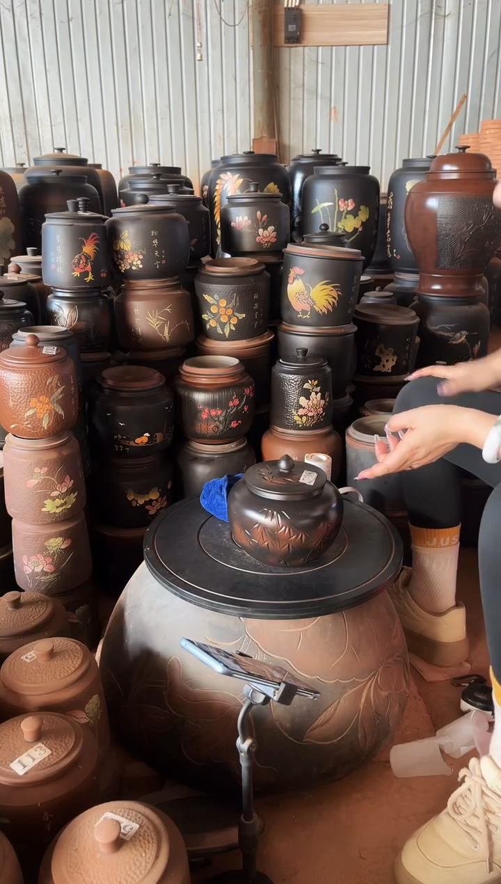 【闪购商品】壶瑕疵茶叶罐 小苹果竹子  508