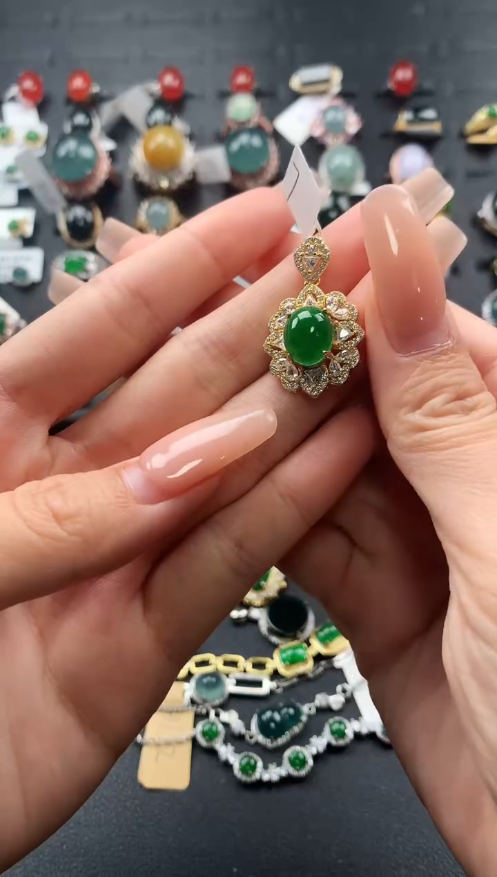 【闪购商品】翡翠戒指未镶嵌5676587658765865