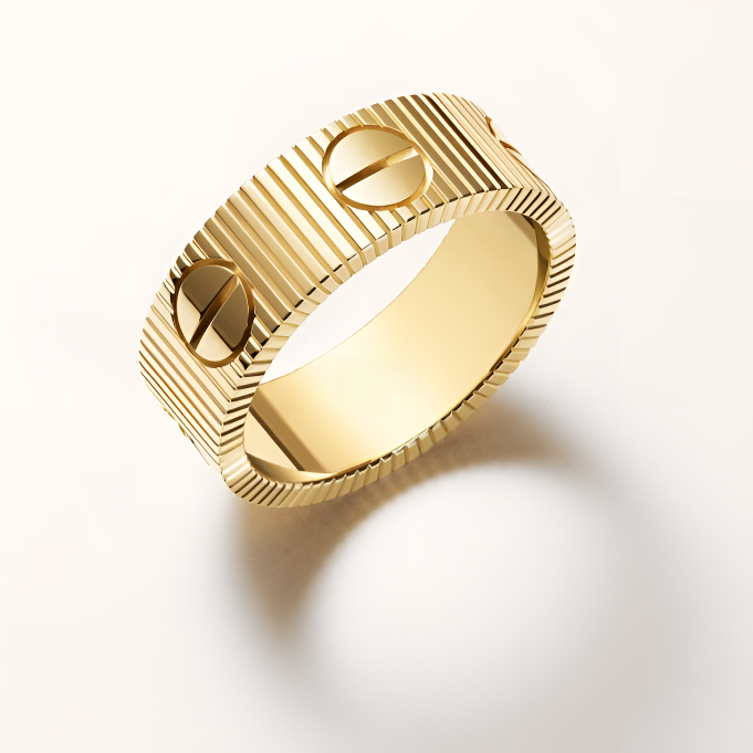 ✨18K金条纹戒｜显手细天花板！多样性发一