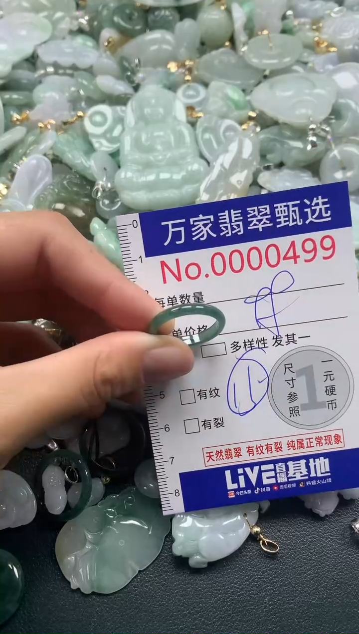 吊坠(不含链)未镶嵌翡翠0499