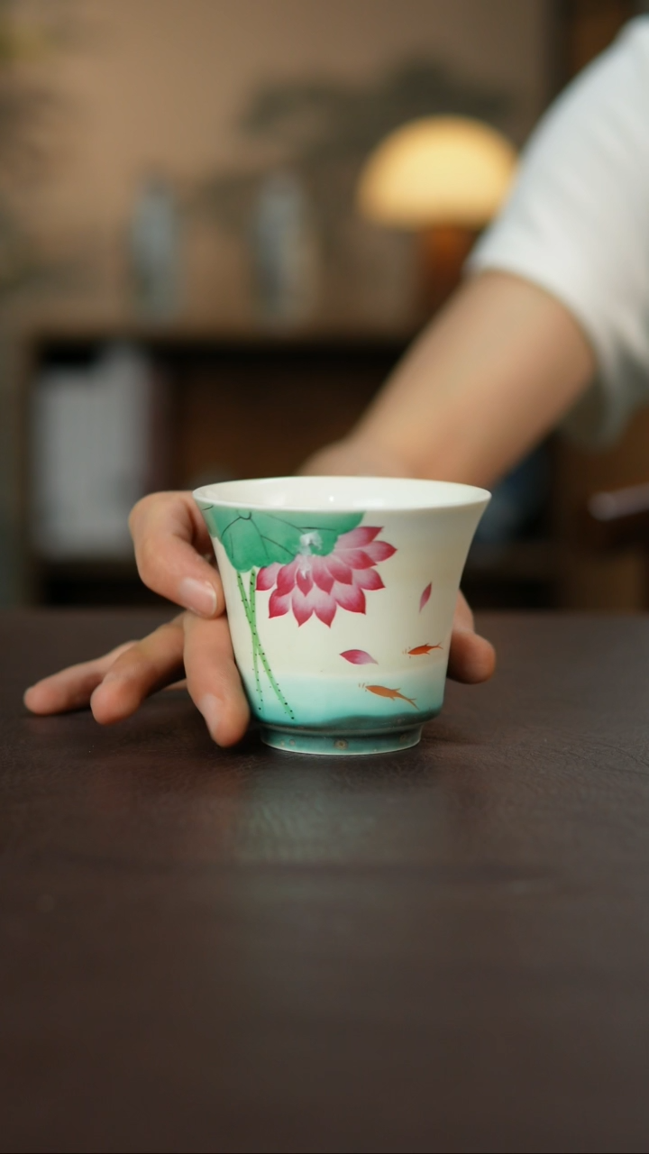 杯景德柴烧手作多人瑕疵