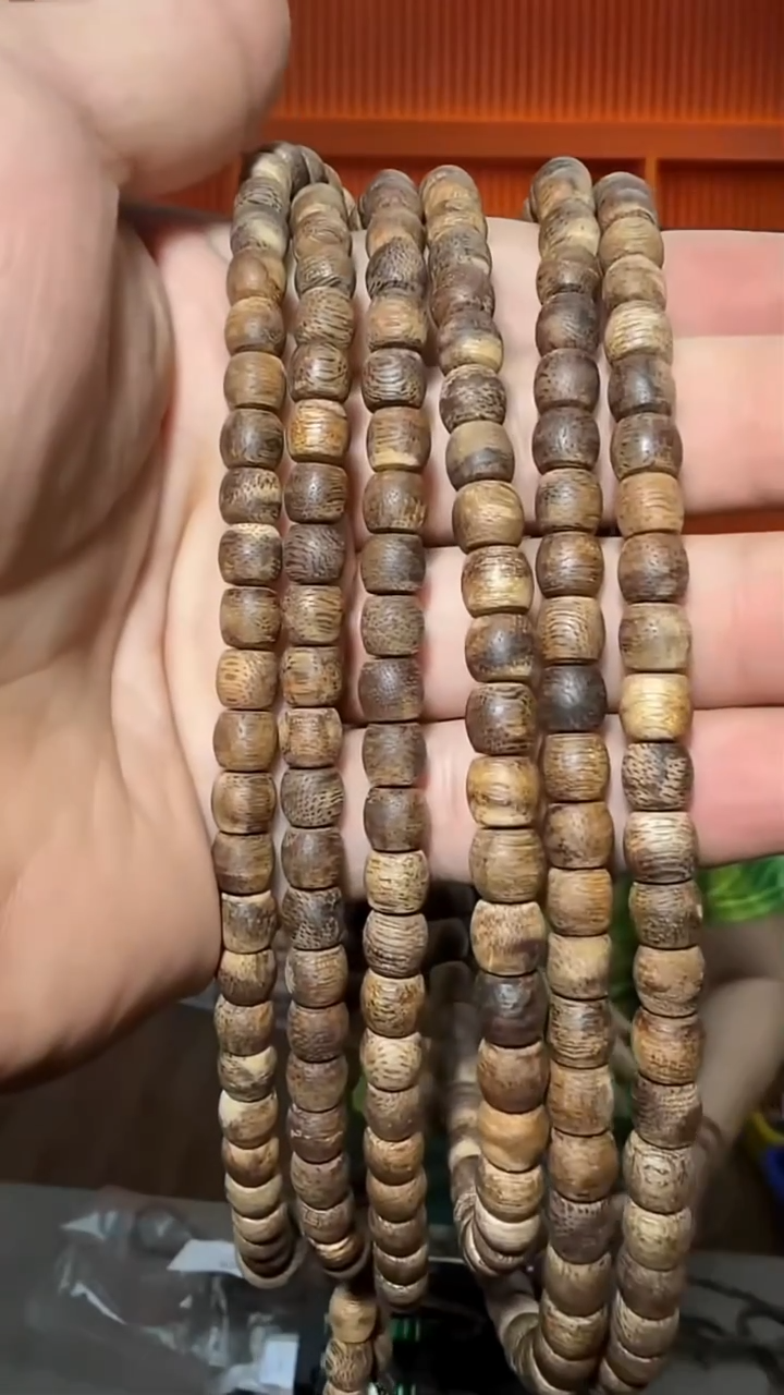 沉香手串a123长串红土0.6多样性发一