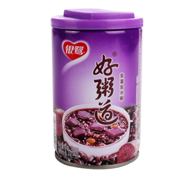 银鹭好粥道紫薯紫米粥280g/罐