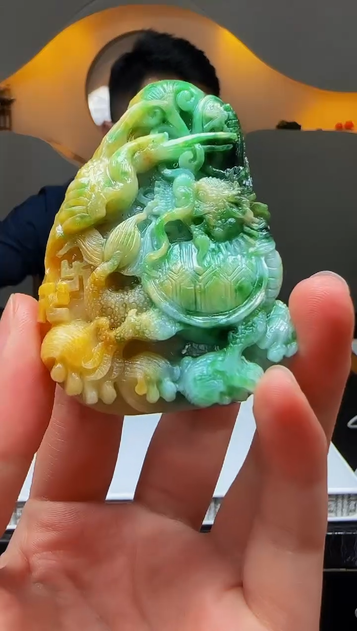 【闪购商品】定制翡翠未镶嵌Q04675翡翠毛货