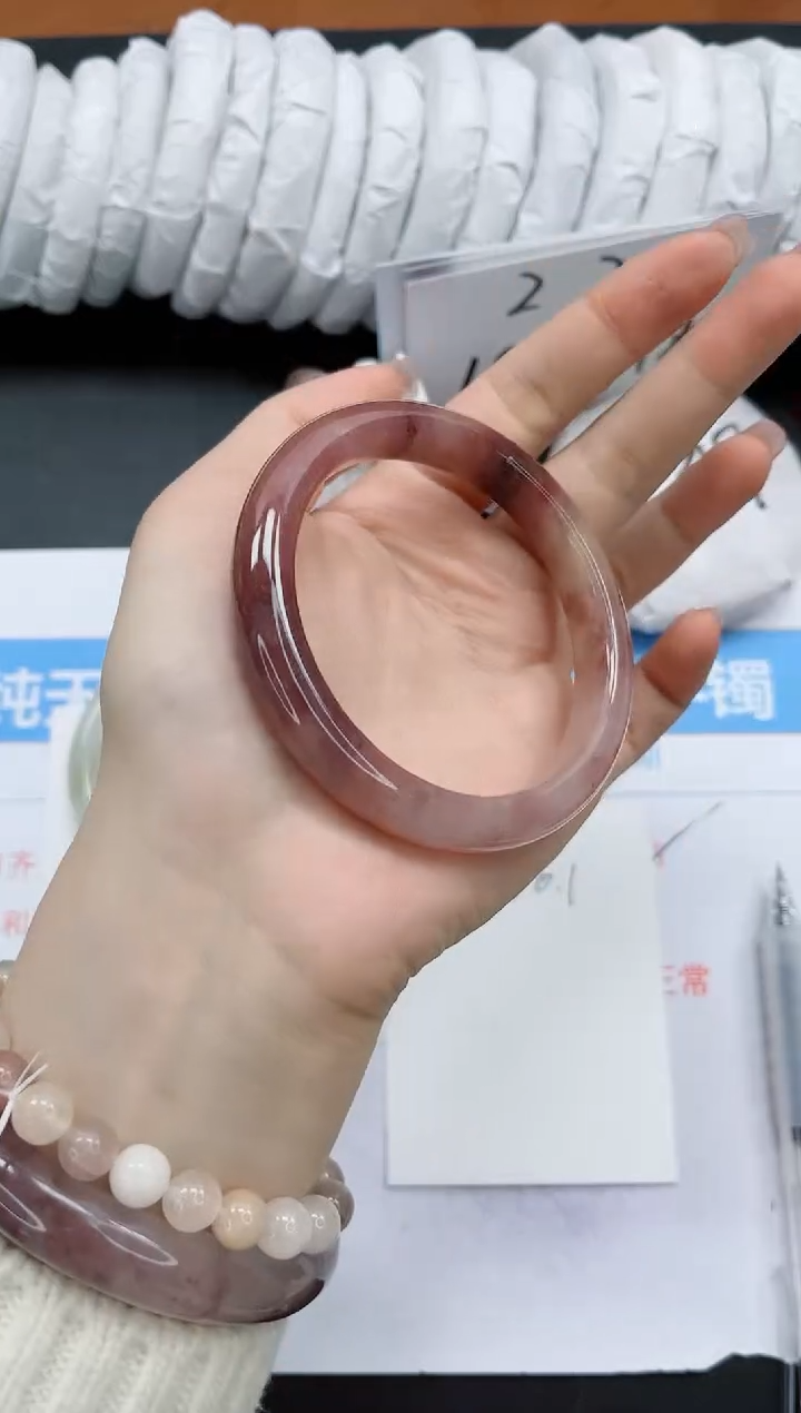 【闪购商品】石英质玉手镯未镶嵌k121-60