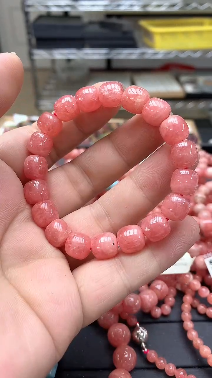 【闪购商品】蛇纹石玉手链合金手链9