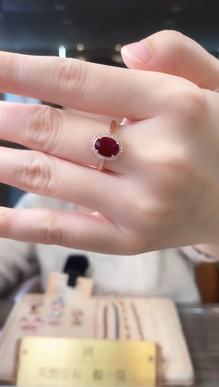【闪购商品】红宝石戒指银S925镶嵌09