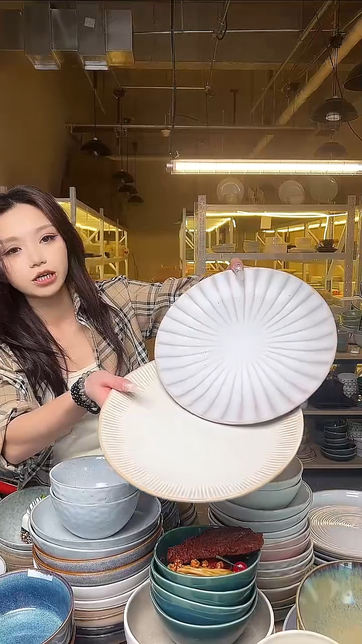 瓷10外贸尾货窑变釉下彩默认微瑕
