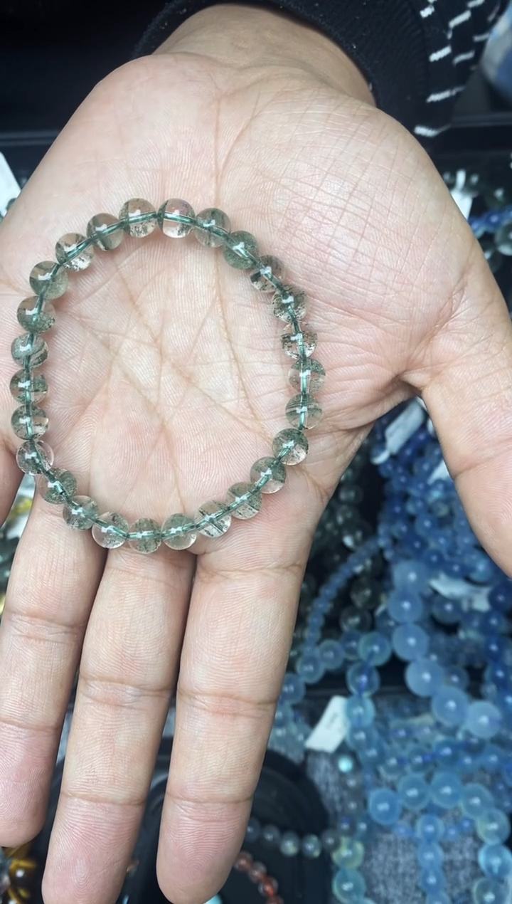 未镶嵌手链水晶小*斯绿幽灵7