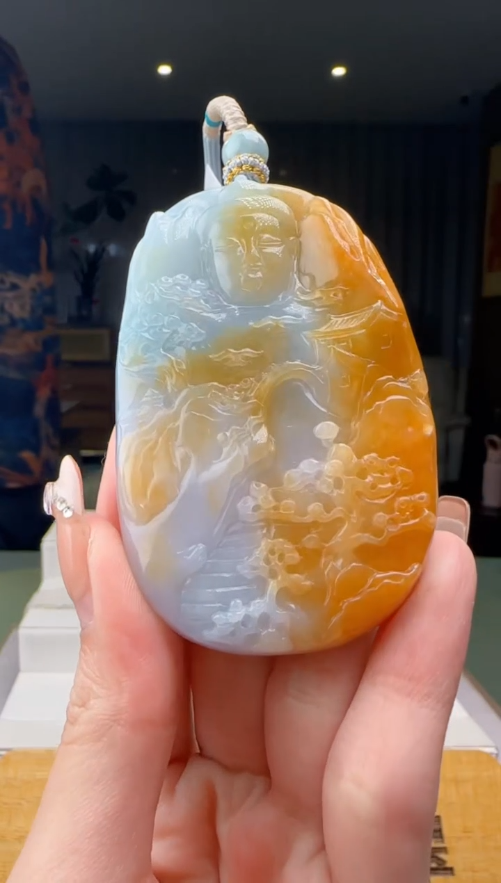 【闪购商品】翡翠吊坠(不含链)未镶嵌CC@@960Q3J14809