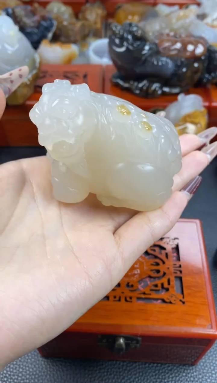 【闪购商品】玛瑙/玉髓手把未镶嵌1