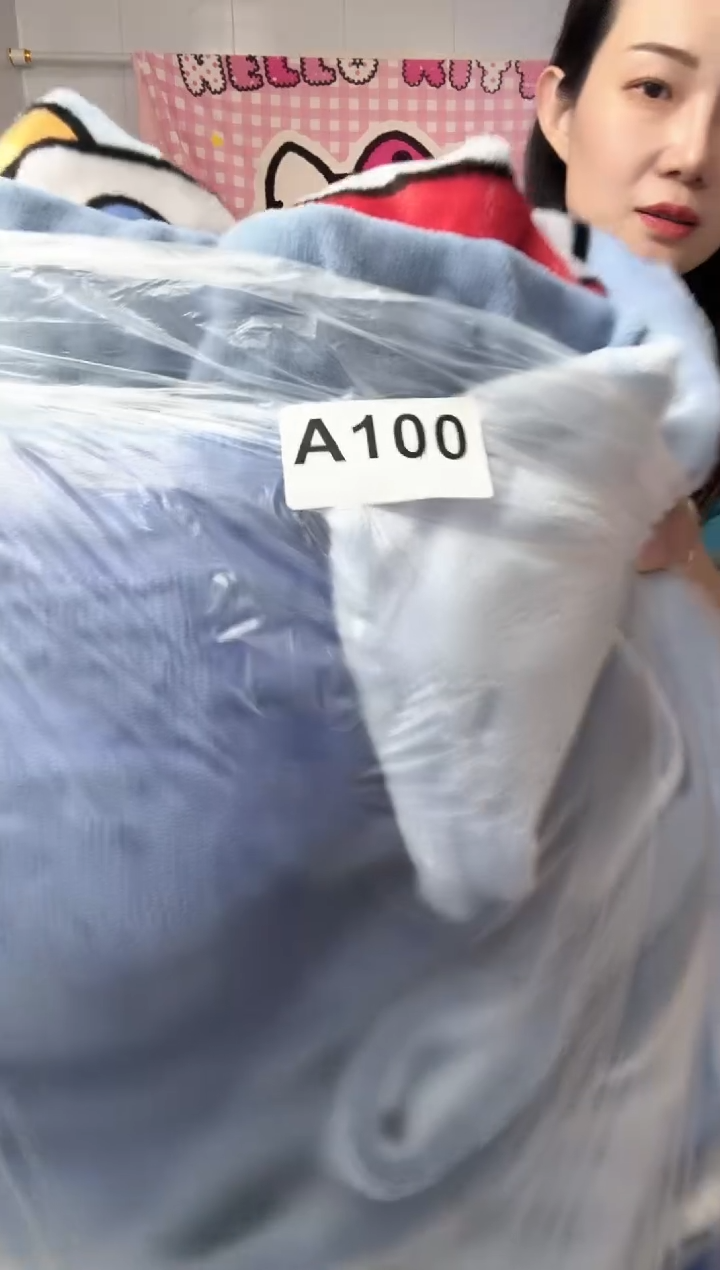 牛奶绒家**女100瑕疵被罩