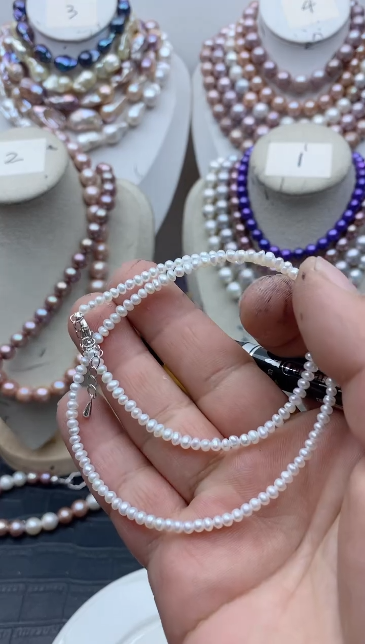 【闪购商品】淡水珍珠颈饰未镶嵌0036