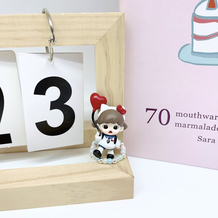 （主播现拆）萌粒戒指  手工创意DIY挂件