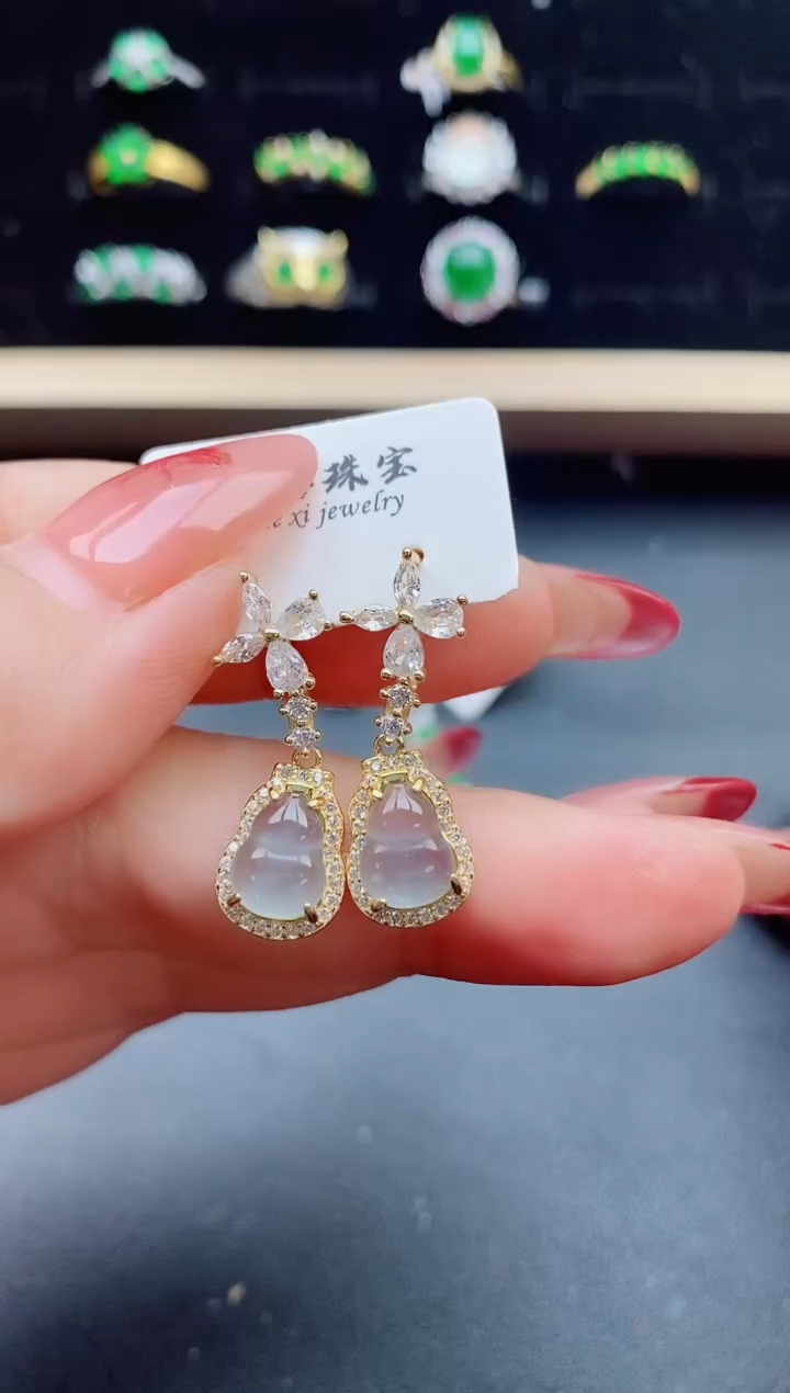 【闪购商品】翡翠戒指银S925镶嵌321321