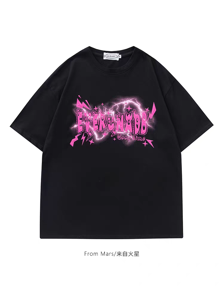 4122字母多色T恤M-2XL【A】