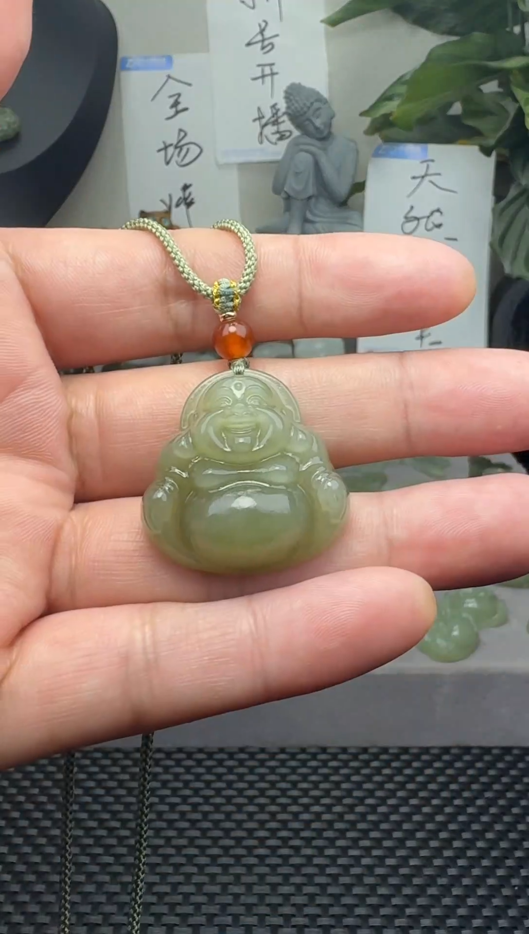 颈饰未镶嵌和田玉30mm 多样性发一、赠绳  完美主义慎拍