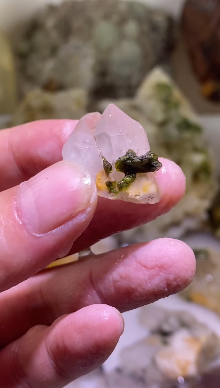 未镶嵌珠宝半成品水晶34号四川美姑超七花园水晶