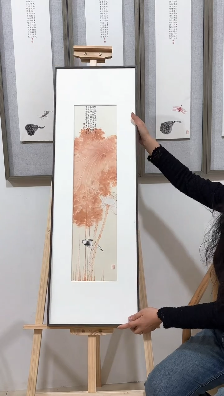 【闪购商品】纸本1山东省工笔画学会副秘书长-陈中林