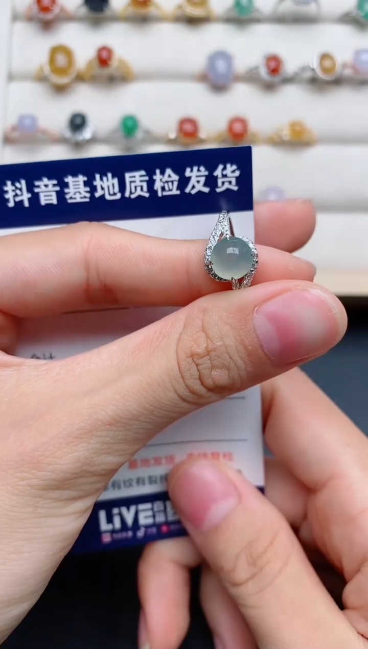 【闪购商品】翡翠戒指银S925镶嵌.......