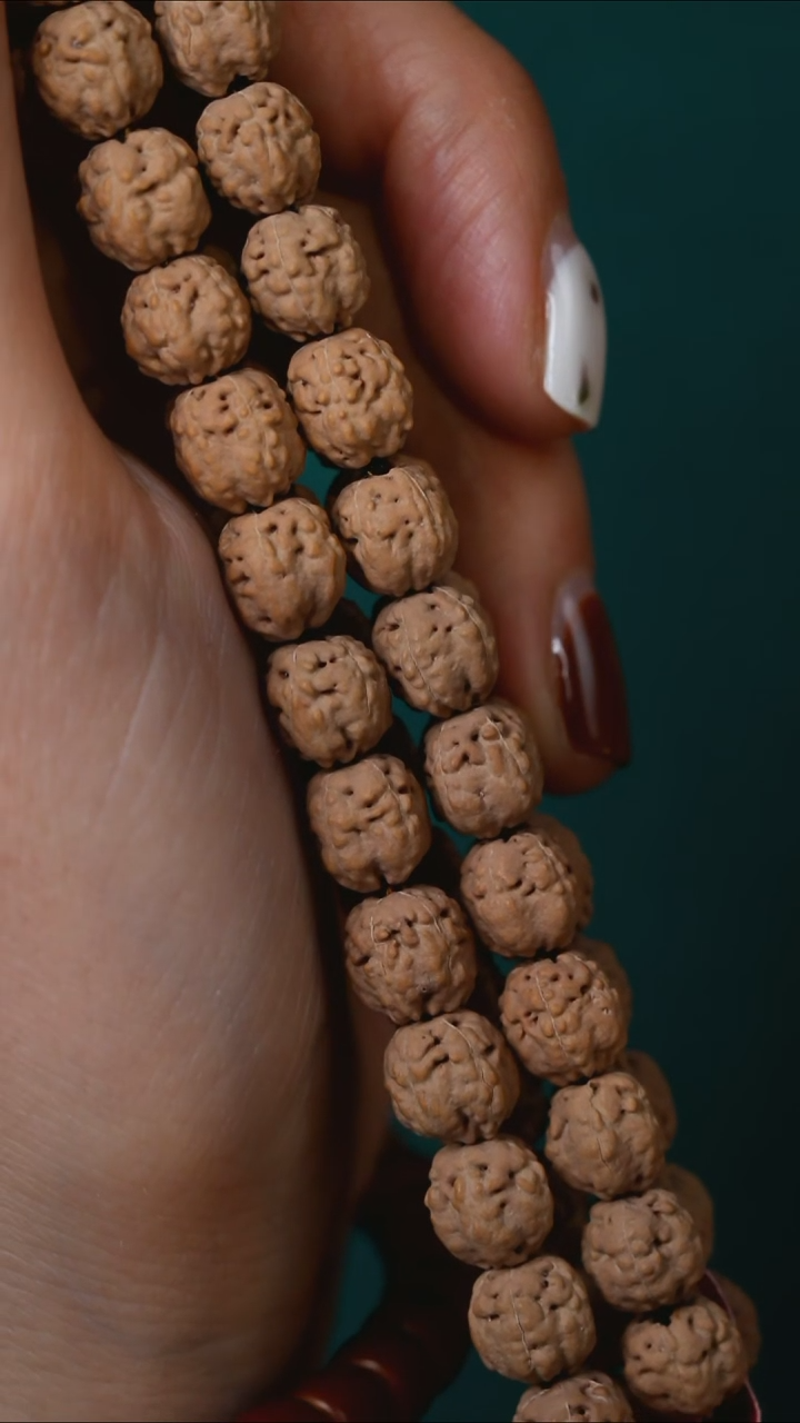 手串金刚菩提S07高桩一代盘龙佛手单圈