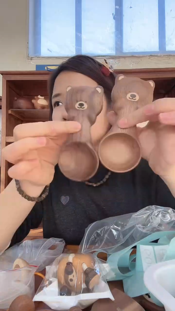 木熊咖啡勺  瑕疵 编号545