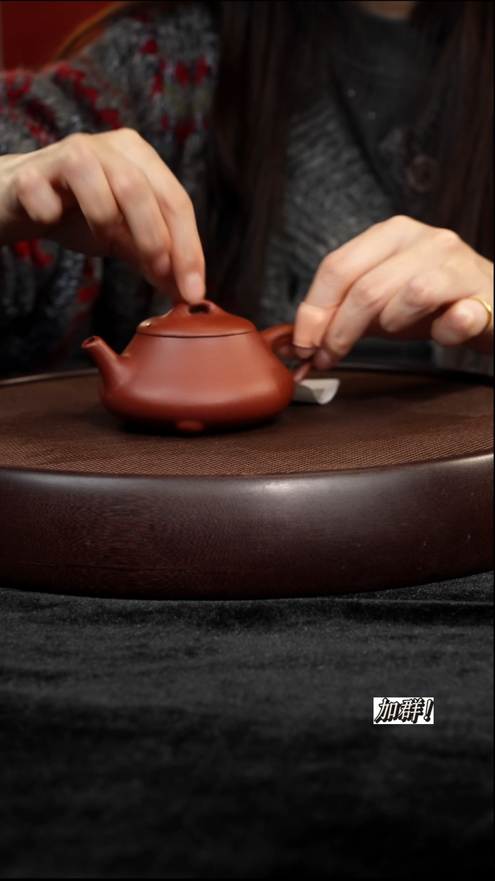 茶壶紫砂粗砂朱泥汉棠石瓢160cc