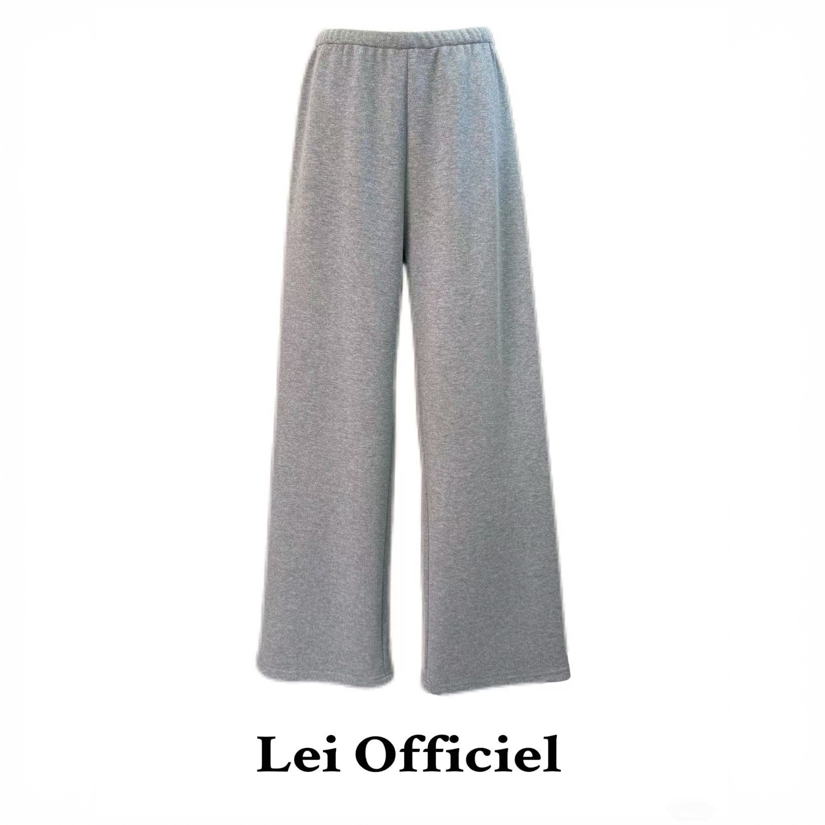 TR新款gala神裤徳绒羊绒秘鲁进口羊驼毛松紧腰空气裤057-KZ2653