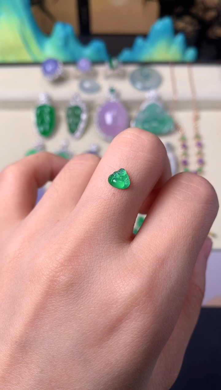 定制翡翠未镶嵌裸石（定制镶嵌）