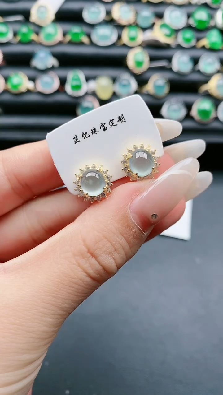 【闪购商品】翡翠戒指银S925镶嵌1111111