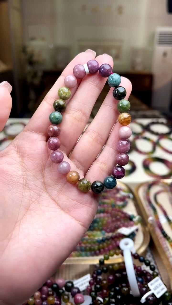 【闪购商品】碧玺/未镶嵌8mm+碧玺单圈多样性发货