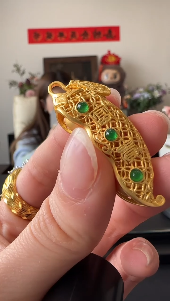 【闪购商品】翡翠吊坠(不含链)银S925镶嵌银镶