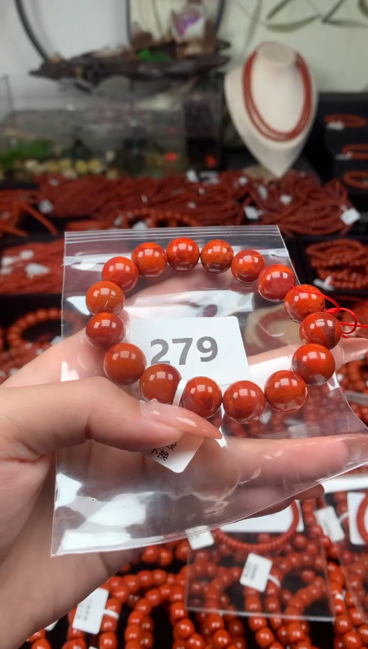 【闪购商品】南红玛瑙手串未镶嵌279-13mm