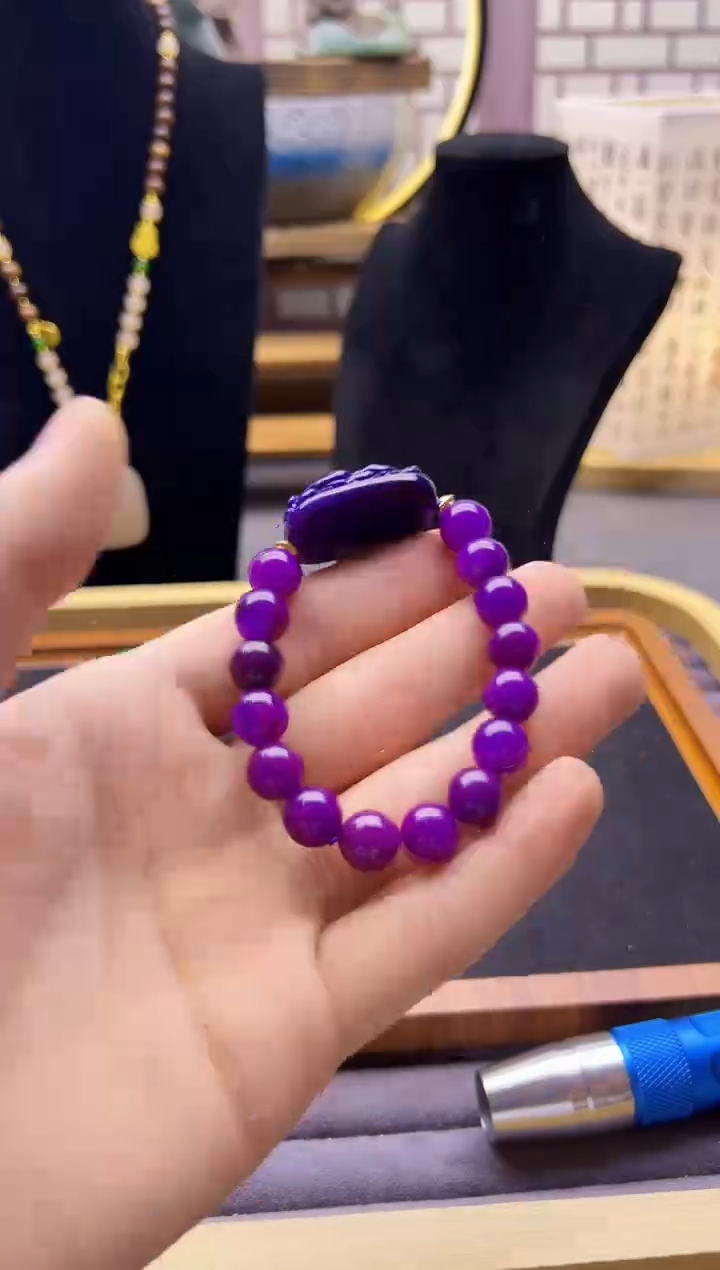 【闪购商品】苏纪石（舒俱来）手链14K金镶嵌S274            