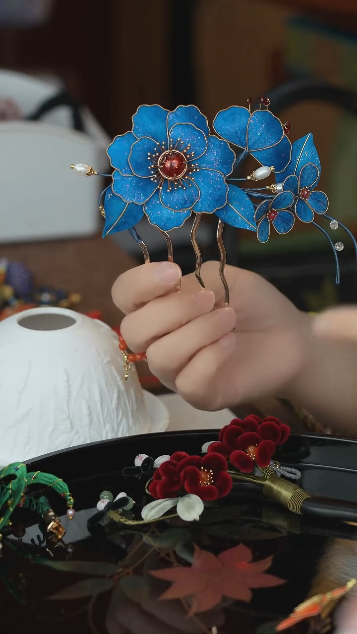 刺绣闪购纯手工非遗国风饰品