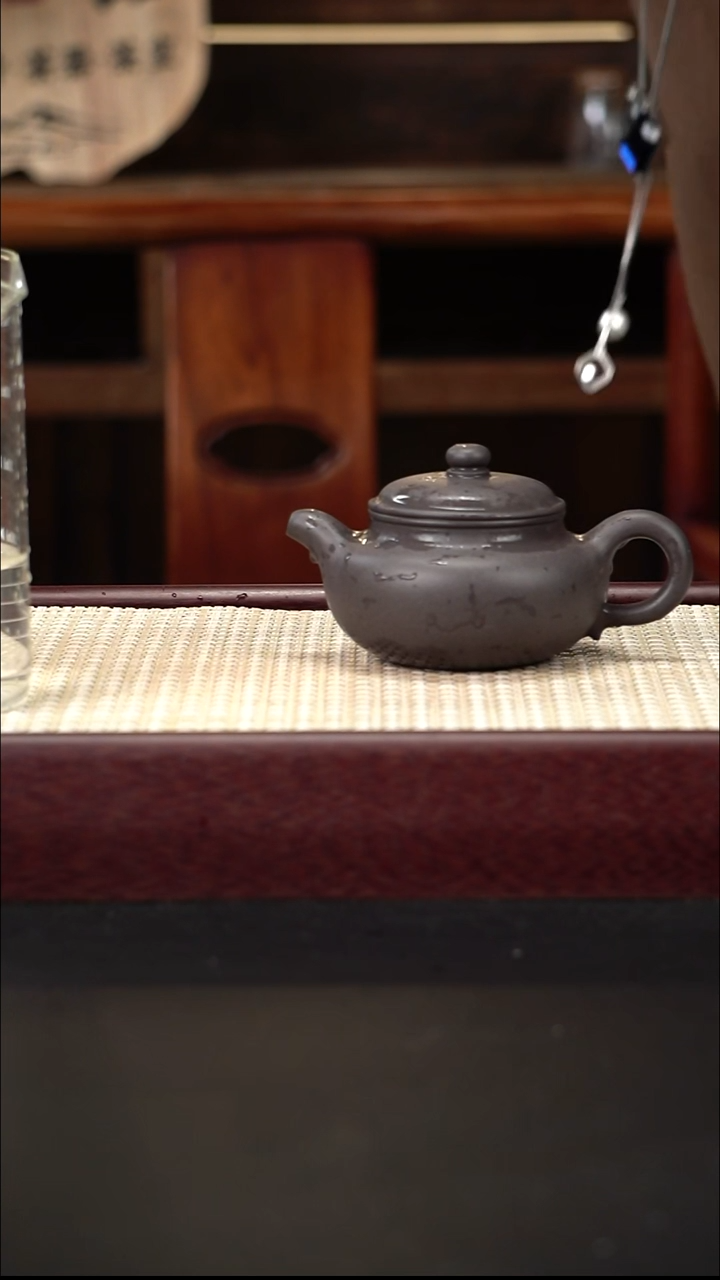 茶壶紫砂天青  仿古