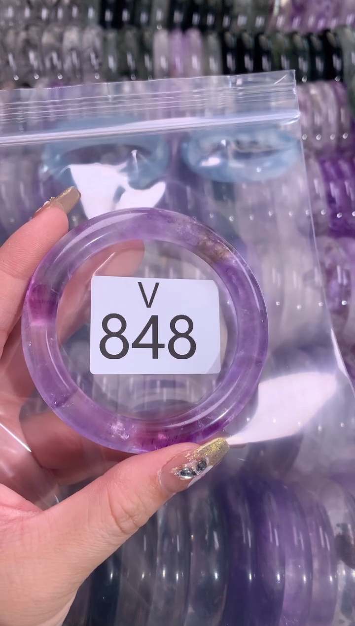 【闪购商品】水晶水晶手镯未镶嵌848-54