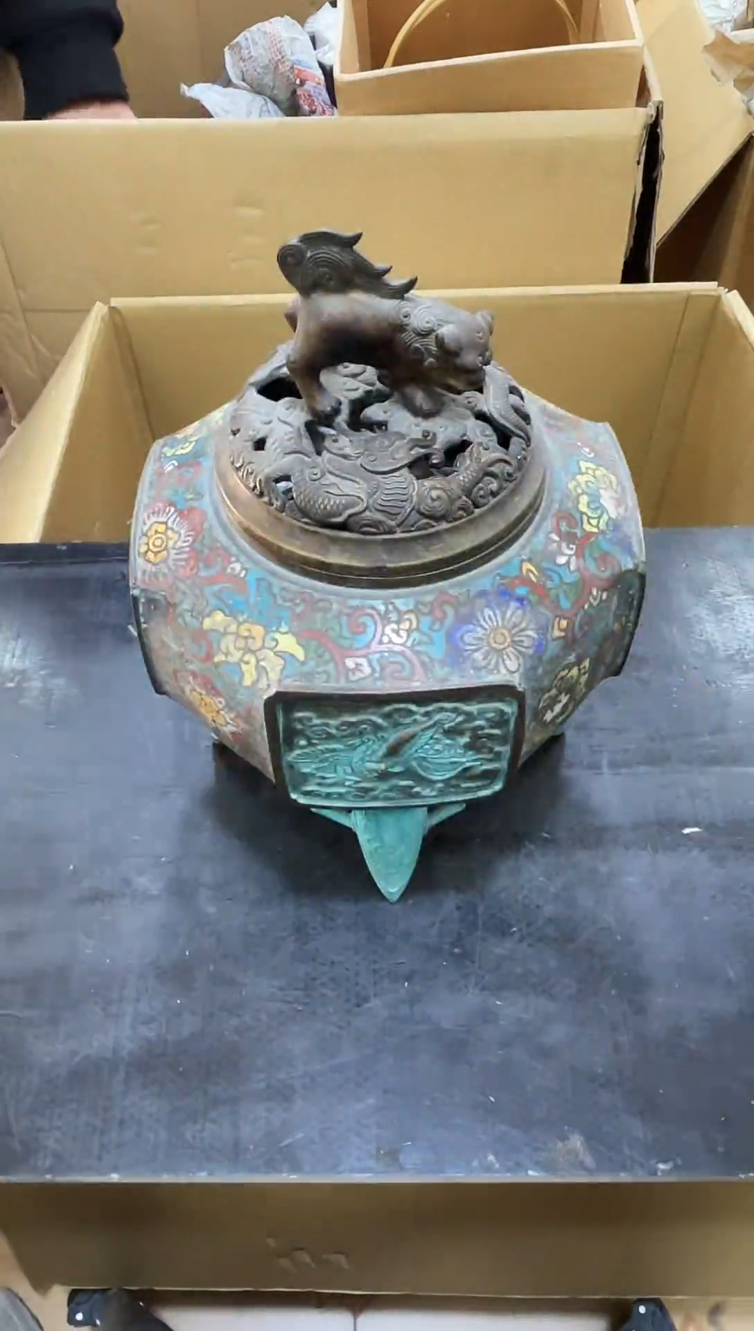 铜香炉如图所示 阁集工艺品