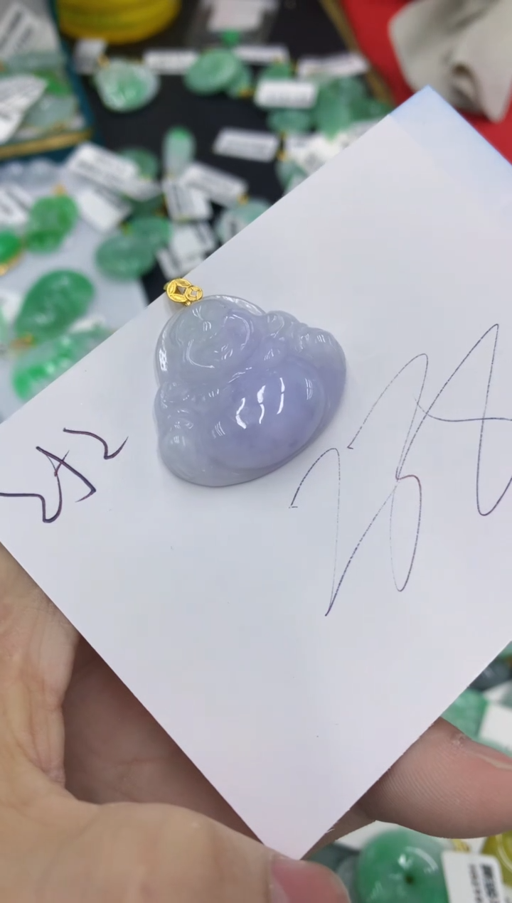 【闪购商品】翡翠颈饰18K金镶嵌1111111111