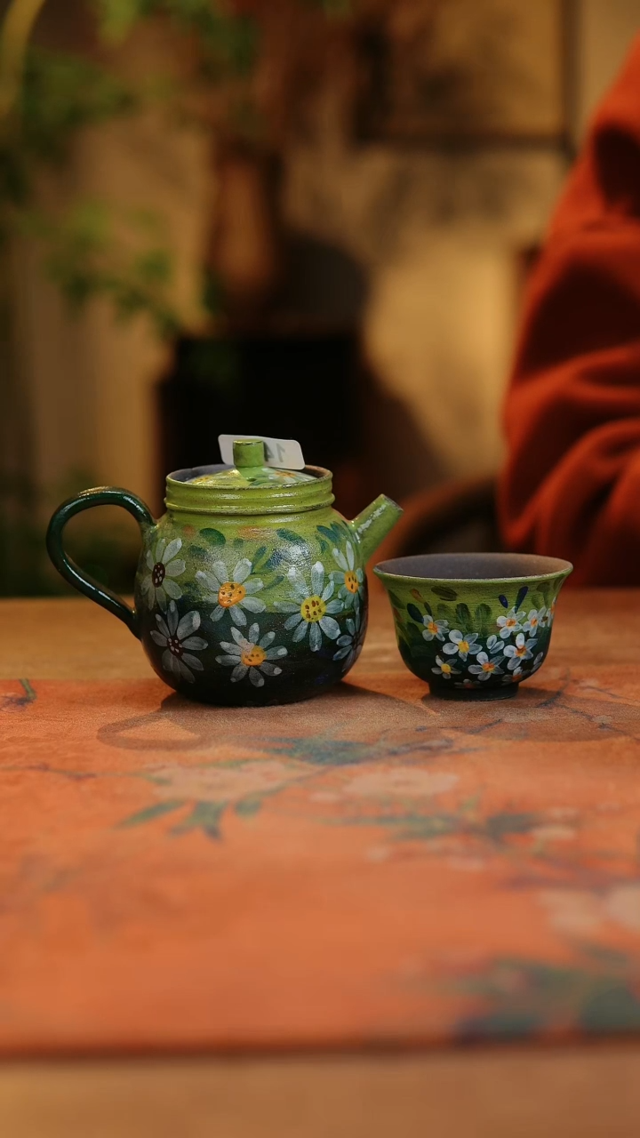 【闪购商品】瓷片1427景德镇手工手绘釉下彩高温瓷