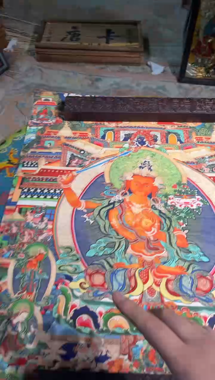 卷轴画东东唐卡tk16