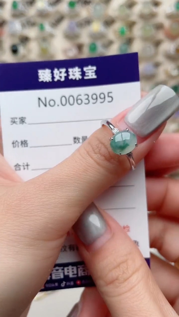 【闪购商品】翡翠戒指银S925镶嵌.........