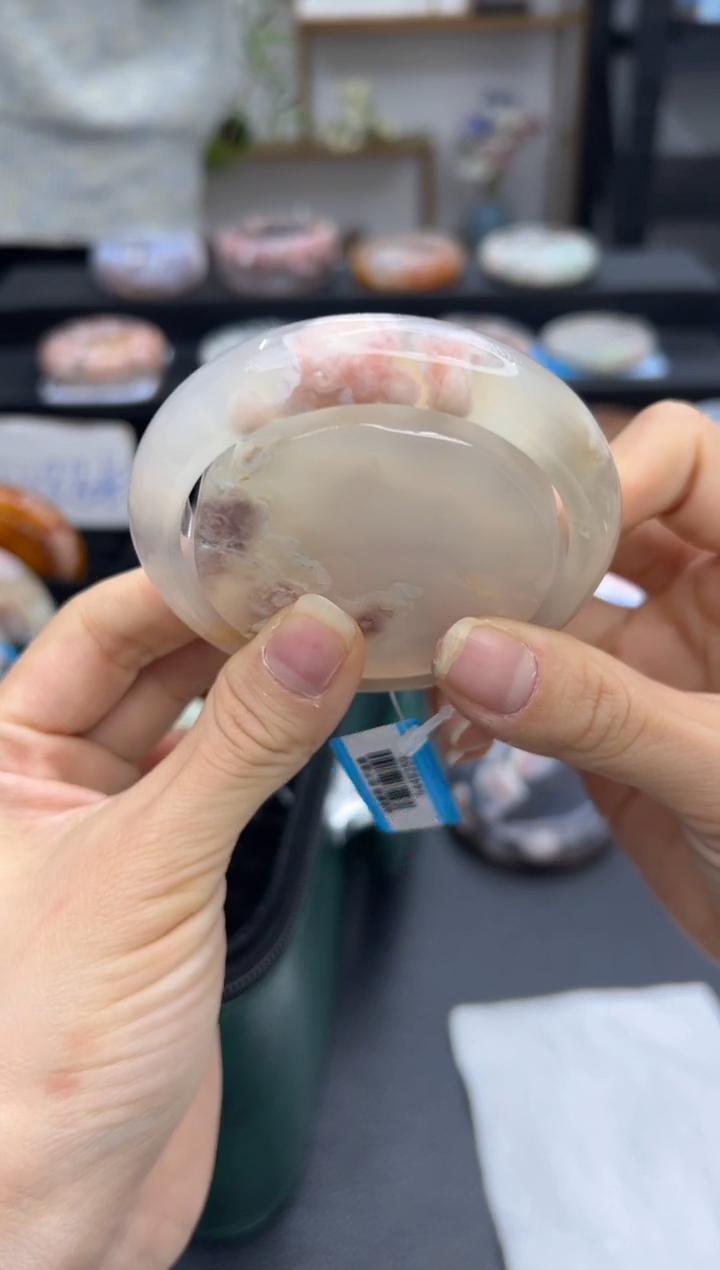 【闪购商品】石英质玉手镯未镶嵌A49(57圈赠送镯心)