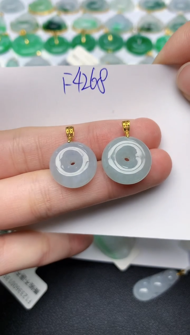 颈饰未镶嵌翡翠天然缅甸A货翡翠百元以上9元证书费自理