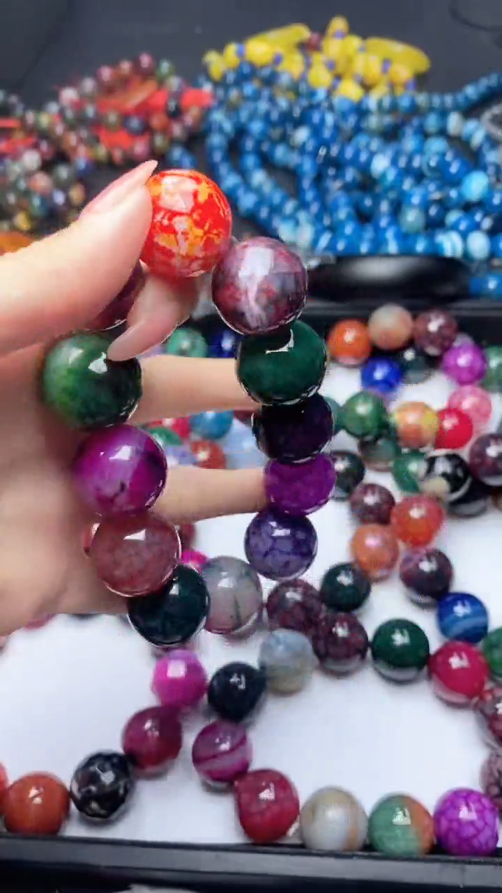 玛瑙/玉髓手链未镶嵌145