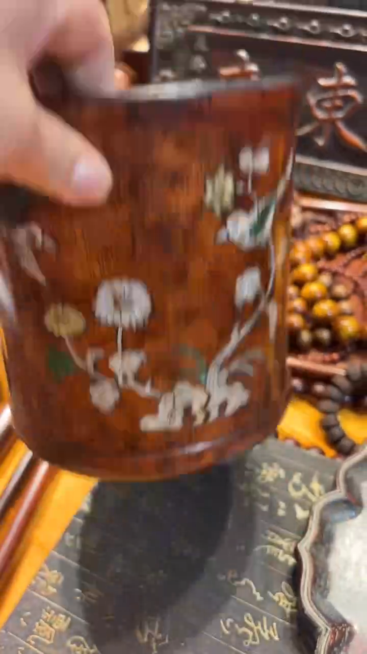 木笔筒笔筒笔筒老328