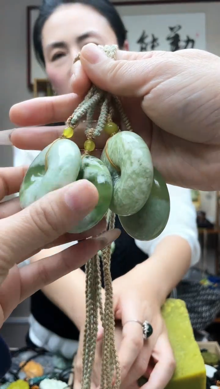 未镶嵌岫玉吊坠多样性发货拍一发一