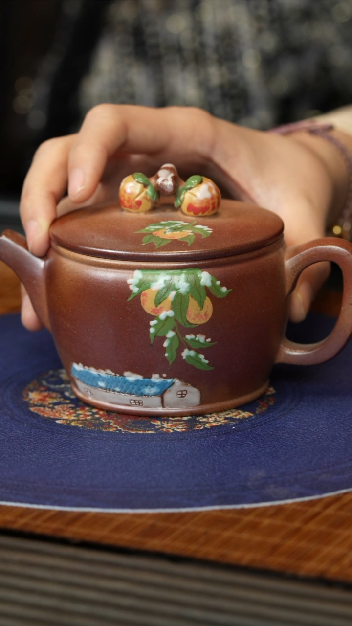 【闪购商品】紫砂茶壶GS 柴烧 汉瓦