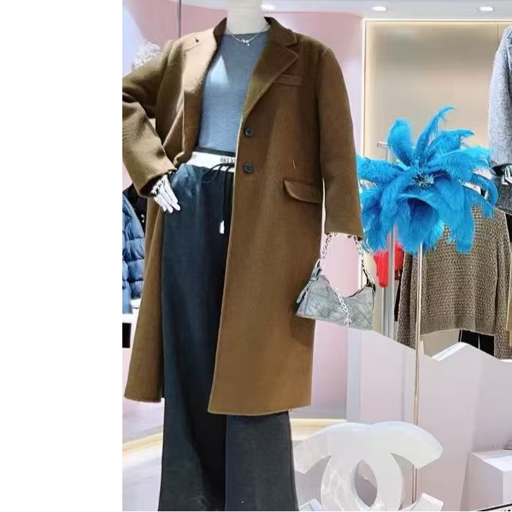 洋气西装秋冬厚款短款保暖女上衣毛呢外套女装冬季