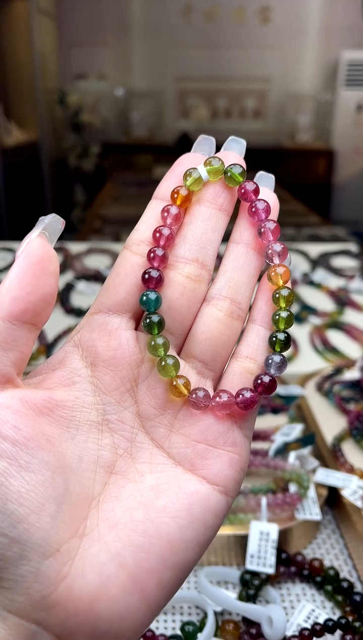 【闪购商品】碧玺/未镶嵌7mm+碧玺单圈多样性发货